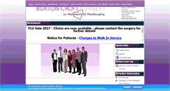 Desktop Screenshot of burtondocs.co.uk